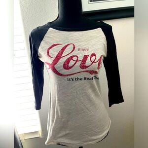 Women long sleeve baseball Tee shirt